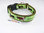 Australian Shepherd Motiv, Halsband 25mm breit, Farbe: oliv