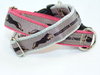 Manchester Terrier Motiv, Halsband 20mm breit, Gurtbandfarbe: pink