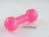 Hantel - robustes Hundespielzeug zum Befüllen in pink